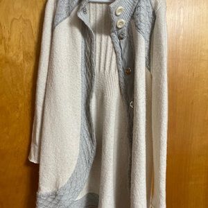 Knee length super warm prana sweater